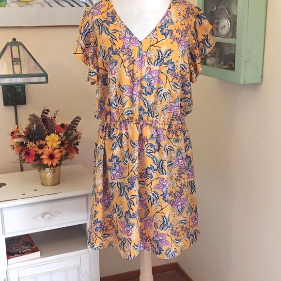 Maison Jules Sunny Drawstring Dress - Picture 3 of 14